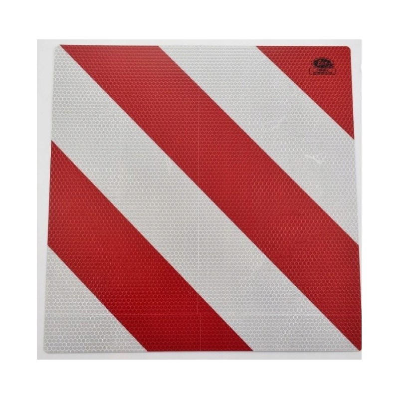 Dimension board, right, 423x423mm, class 1, reflective