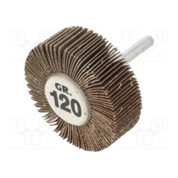 1 pcs x PG PROFESSIONAL - RG.094 - Wheel, Granularity: 120, Mounting: rod 6mm, with lever, Ø60x20mm