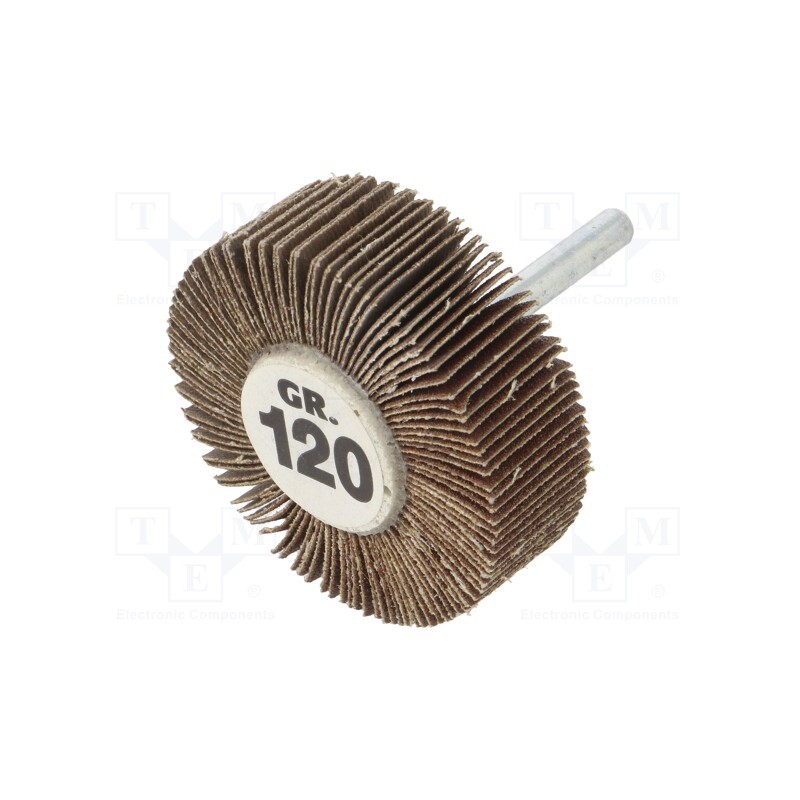 1 pcs x PG PROFESSIONAL - RG.094 - Wheel, Granularity: 120, Mounting: rod 6mm, with lever, Ø60x20mm
