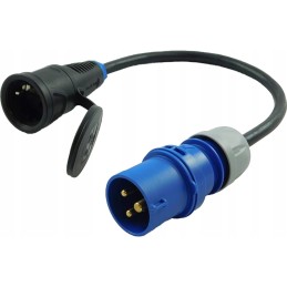 Cee connection 1 5m schuko cee male adapter
