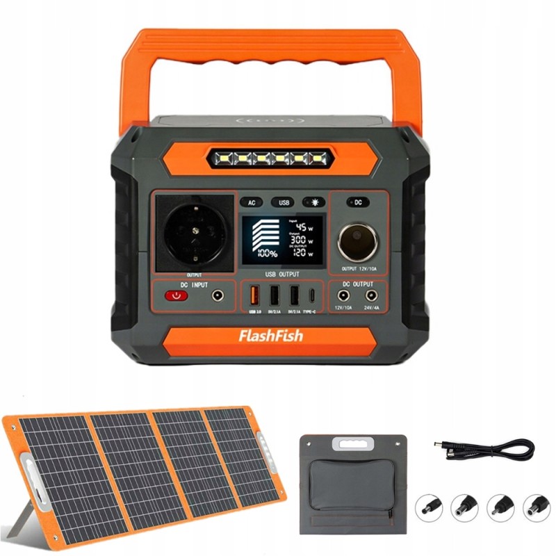Solar generator 78000mah solar panel 100w