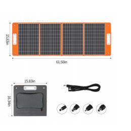 Solar generator 78000mah solar panel 100w