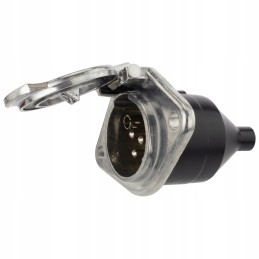 7 pin type S 24v socket, metal for a truck semi-trailer