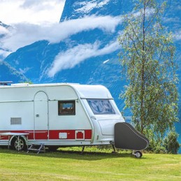 Protective cover for camping trailer hitch cover for hitch drawbar