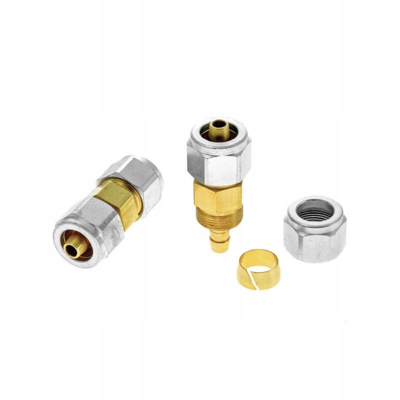 Straight gas connector 180 pvc oe8 oe8 mm gomet