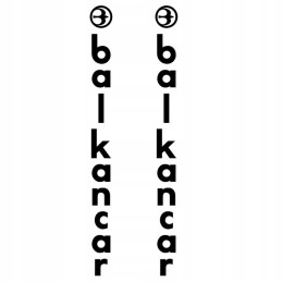 Stickers forklift vertical balkancar mast 80cm