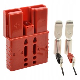 Battery connector plugs are type 175a