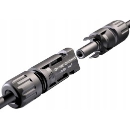 Set of mc4 connectors for a cable with a cross-section of 10 mm2