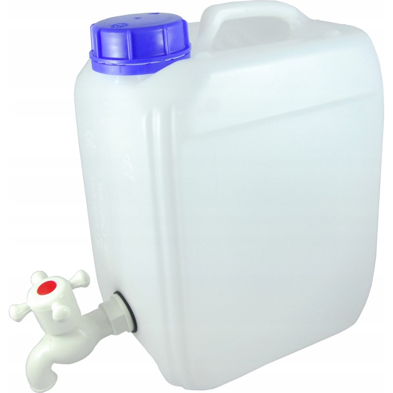 Water canister with tap, 5l, outdoor washbasin