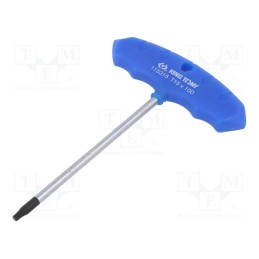 1 pcs x KING TONY - 115315R - Wrench, Torx®, TX15, Overall len: 137mm, Working part len: 100mm