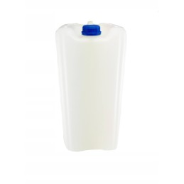 Water container with handle, 30 liters, bank tank, solid plastic canister