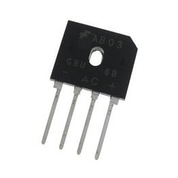 1 pcs : GBU6B - Bridge Rectifiers 6A Bridge Rectifier