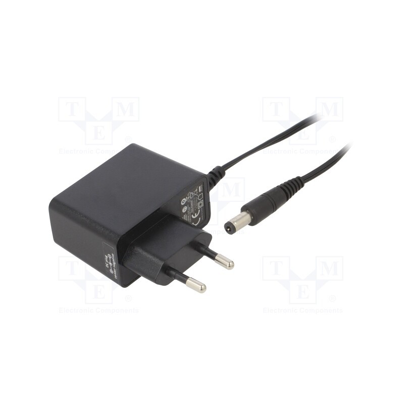 1 pcs x POS - POSC09100A-CN - Power supply: switched-mode, plug, 9VDC, 1A, 9W, Plug: EU, 81.34%
