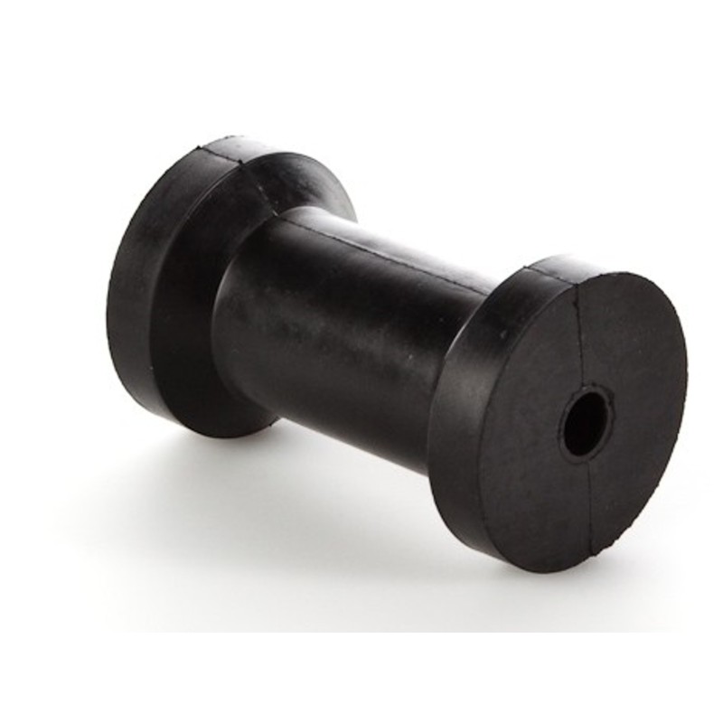 Keel roller 100mm rubber boat trailer