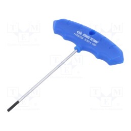 1 pcs x KING TONY - 115503SR - Wrench, inch,hex key, HEX 3/32', Overall len: 137mm, tool steel