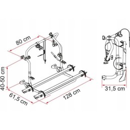 Carry bike carrier L80 Laika Fiamma