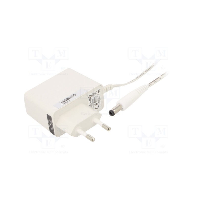 1 pcs x POS - POSC06100A-CN-WH - Power supply: switched-mode, plug, 6VDC, 1A, 6W, Plug: EU, 74.88%
