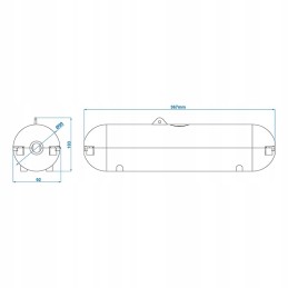 Cee extension plug cable cover, red