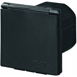 Cee external electrical socket 230v 16a black