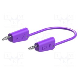 1 pcs x STu00c4UBLI - 64.1030-05026 - Test lead, 60VDC, 30VAC, 19A, banana plug 4mm,both sides, violet