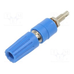 1 pcs x STu00c4UBLI - 23.0330-23 - Socket, 4mm banana, 35A, 30VAC, 60VDC, blue, nickel plated