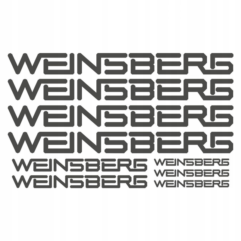 Weinsberg camper camping sticker set