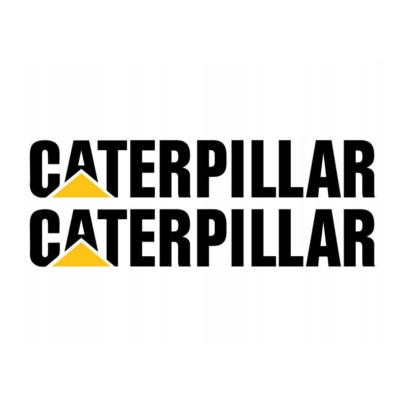 Forklift stickers with the inscription caterpillar 70 cm