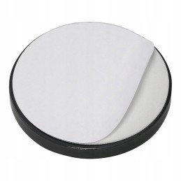 Reflector 58mm round, white, self-adhesive fi58