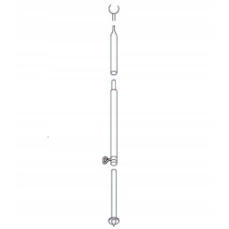 Frame tube for the vestibule oe 22mm 165 260cm pi
