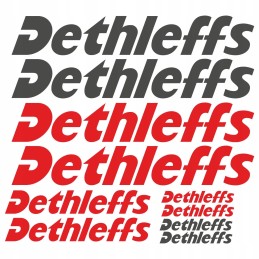 Dethleffs camper camping sticker set