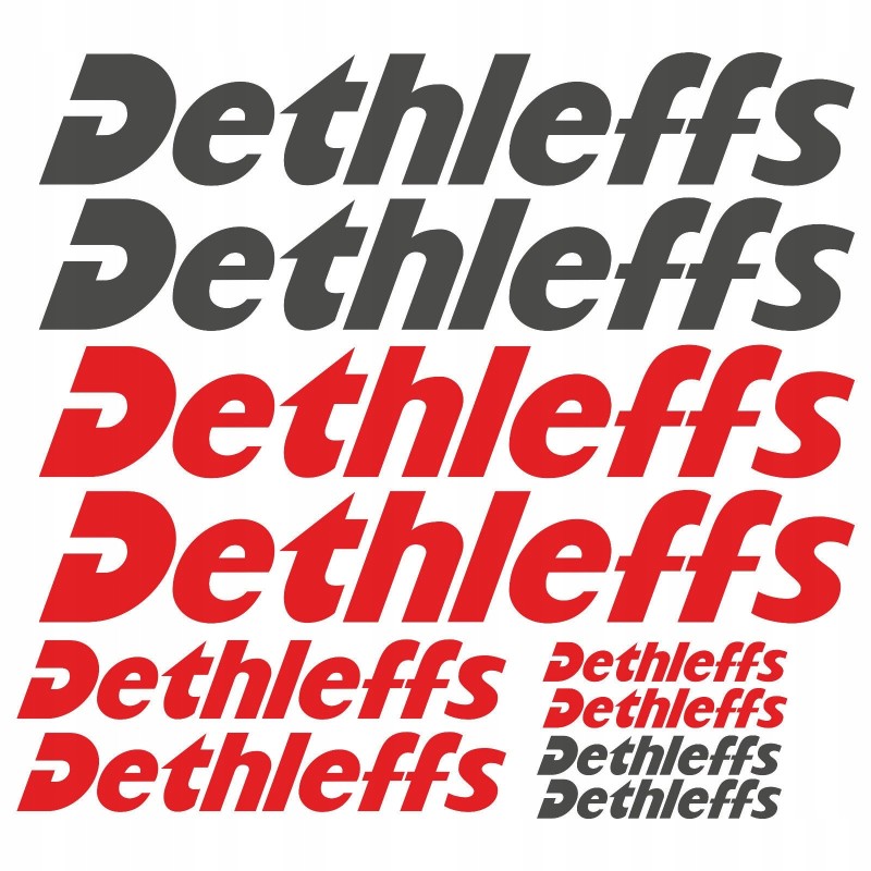 Dethleffs camper camping sticker set