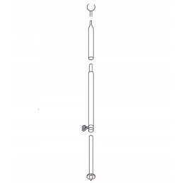 Frame tube for the vestibule oe 22mm 165 260cm