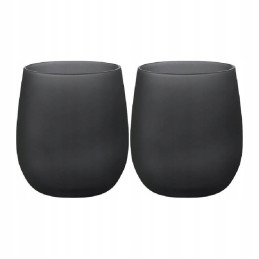 Brunner set waterglass glasses, black, 2 pcs