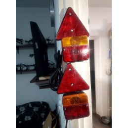 Set of magnetic rear lights trailer tow truck pro