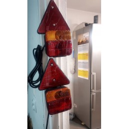 Set of magnetic rear lights trailer tow truck pro