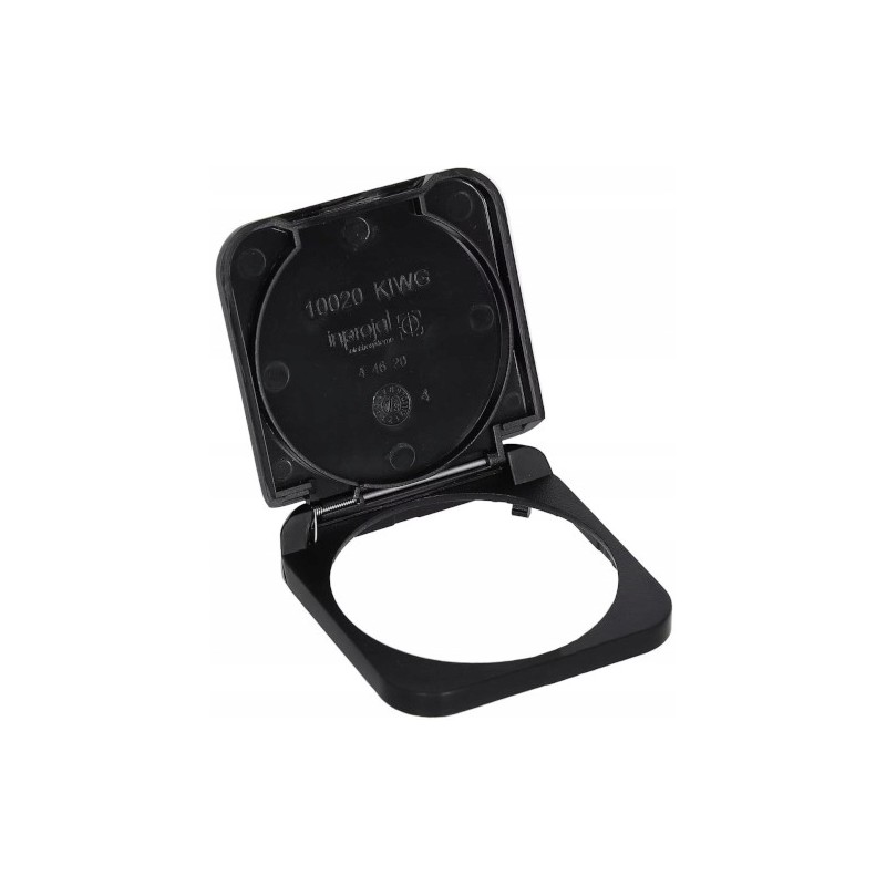 Frame with flap, socket housing for camper trailer system 10000