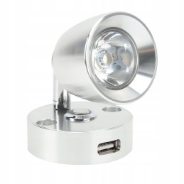 Reading lamp rv 12 24v led usb