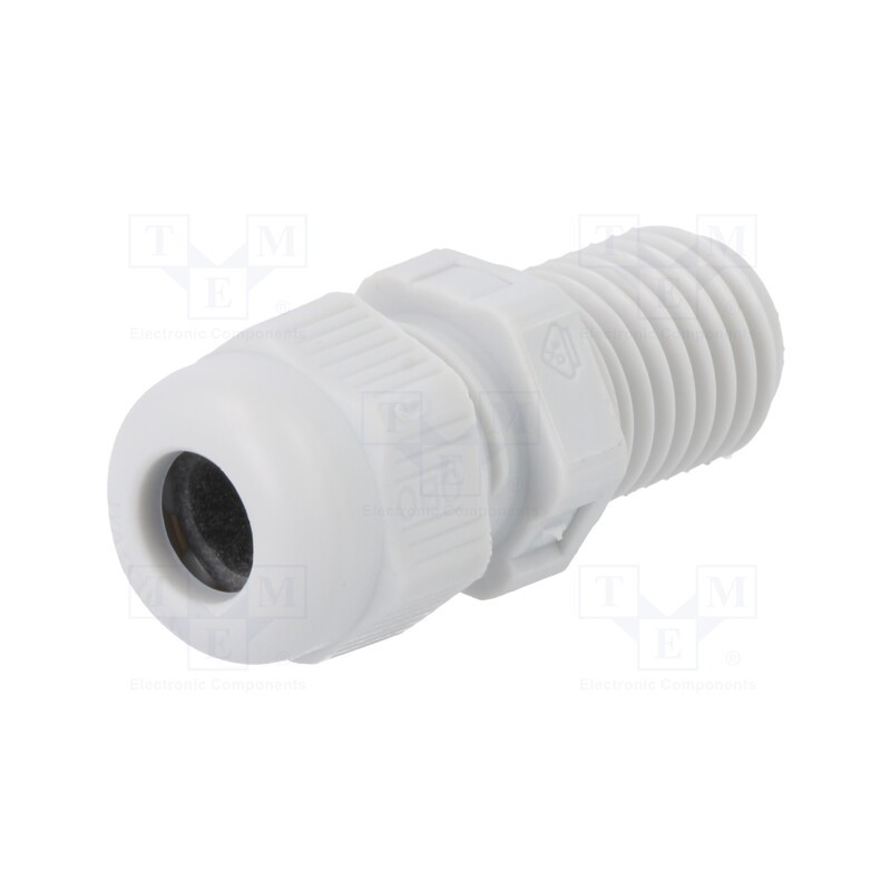 1 pcs x OBO BETTERMANN - V-TEC VM L12 LGR - Cable gland, with long thread, M12, 1.5, IP68, polyamide
