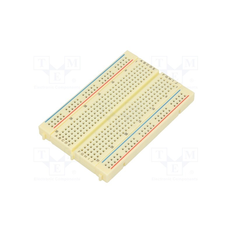 1 pcs x WISHER ENTERPRISE - WBU-301 - Board: universal, prototyping,solderless, W: 56.5mm, L: 84mm