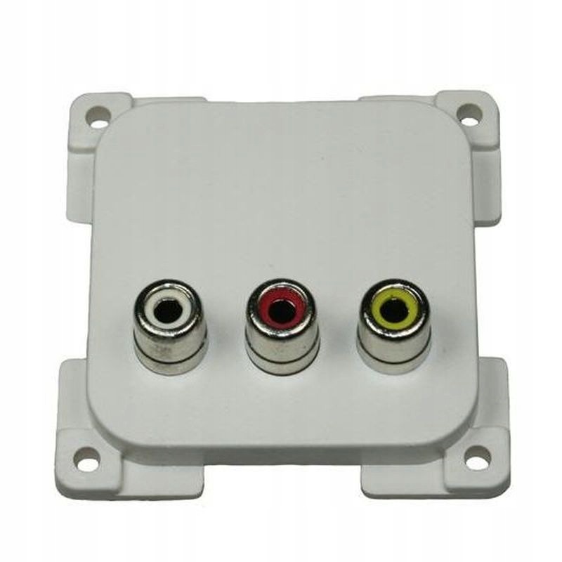 C line audio video socket white hook in power supply