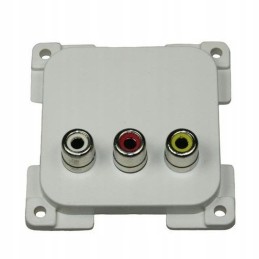 C line audio video socket, white, for Haba trailer
