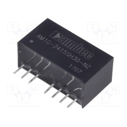 1 pcs x AIMTEC - AM1G-2415SH30-NZ - Converter: DC/DC, 1W, Uin: 18÷36V, Uout: 15VDC, Iout: 67mA, SIP8, THT