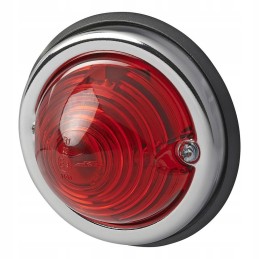 Red round position lamp, 70mm, retro style, hq