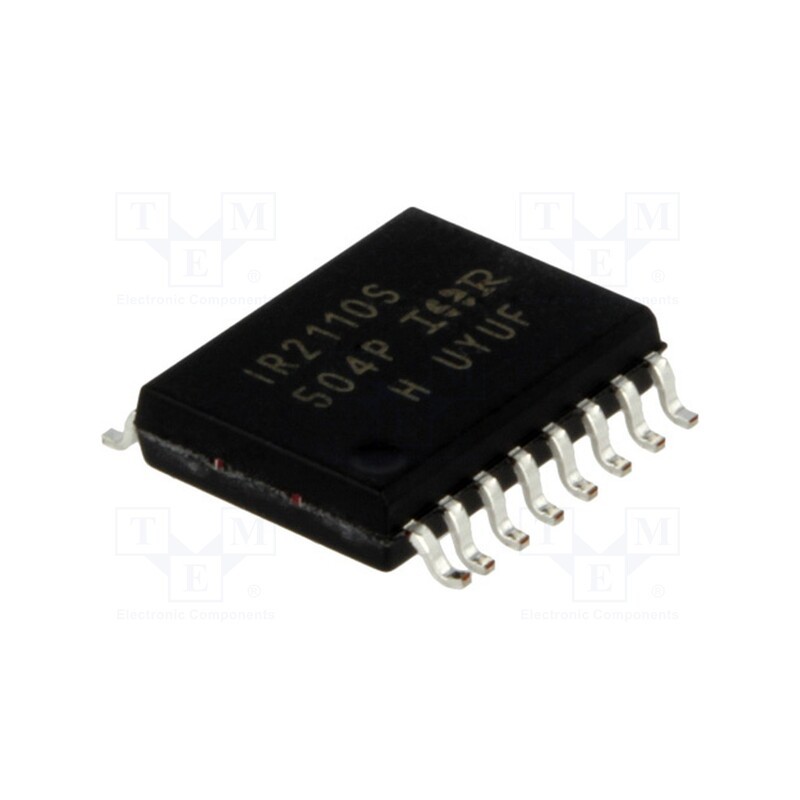 1 pcs x INFINEON TECHNOLOGIES - IR2110STRPBF - IC: driver, MOSFET half-bridge, high-/low-side,gate driver, Ch: 2