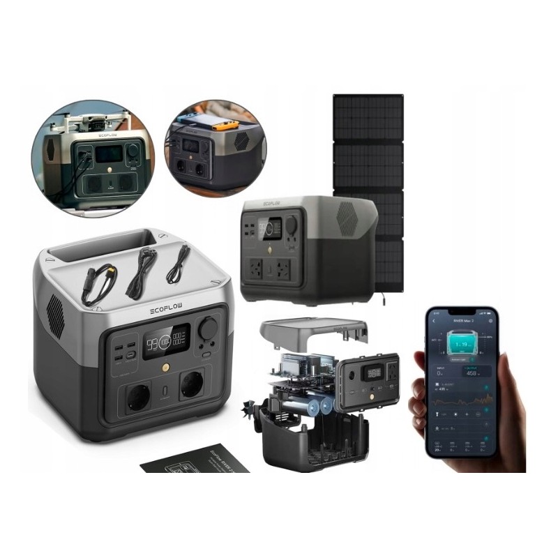 Portable electricity storage power bank power station