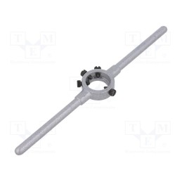 1 pcs x Vu00d6LKEL - 15003 - Diestock, cast zinc, Grip capac: BSW 3/16'-1/4',M4,5-M6, L: 200mm
