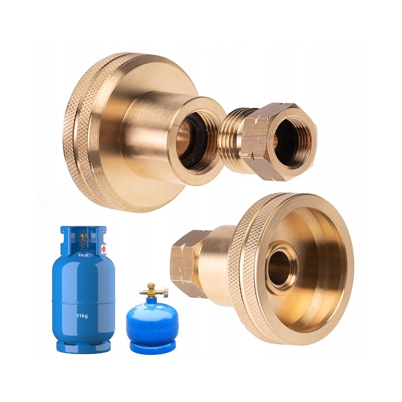 LPG refueling adapter for tourist and 11kg cylinders
