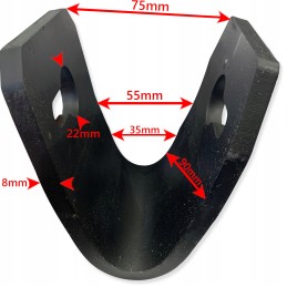 Eye of the lower tipping protection hl pin pin