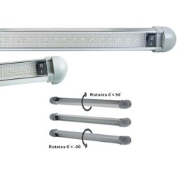 30 x LED rotating lamp 470 mm with a 12-24 switch
