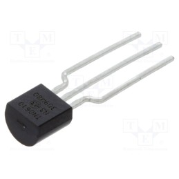 1 pcs x MICROCHIP TECHNOLOGY - TN0610N3-G-P003 - Transistor: N-MOSFET, unipolar, 100V, 500mA, Idm: 3.2A, 1W, TO92
